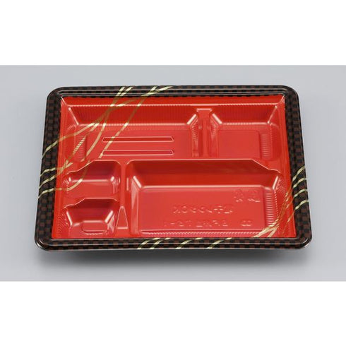 【蓋付き】BF弁当76-1(市松) 【本体800枚・蓋800枚セット】